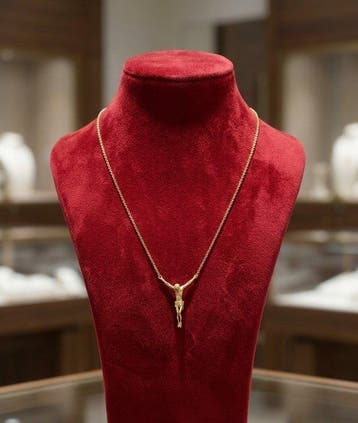Zilver - Ketting met hanger - Christus in Salvador