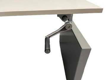 Verstelbaar bureau van Gispen, Verzenden, In hoogte verstelbaar, Nieuw