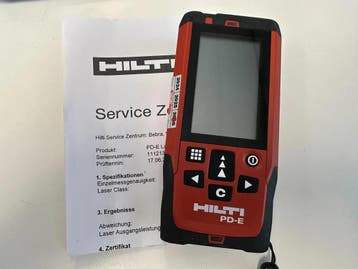 1x Hilti PD-E Entfernungsmesser Distanzmessgerät +, Ophalen of Verzenden, Gebruikt