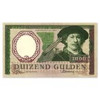 1000 Gulden Rembrandt 1956 ZF+, Postzegels en Munten, Verzenden