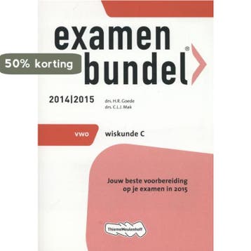 wiskunde C / Vwo 2014/2015 / Examenbundel - H.R. Goede, Verzenden, Zo goed als nieuw, H.R. Goede