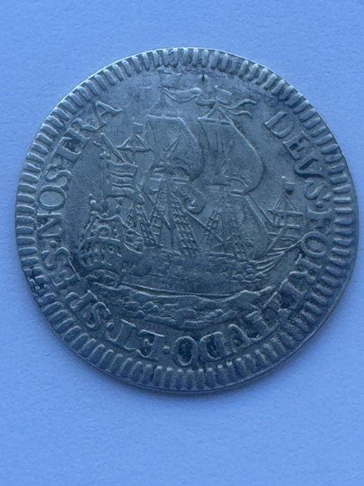 Nederland, Enkhuizen Scheepjesschelling 1678 (Zonder, Postzegels en Munten, Munten | Nederland