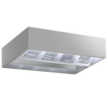 GGM Gastro | Plafond afzuigkap - B2400mm - zonder motor - |, Witgoed en Apparatuur, Onderbouw afzuigkap, Verzenden, Nieuw, Inbouw