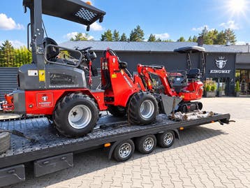 GOEDKOOPTS Kingway minigraafmachine minigraver wiellader, Verzenden, Graafmachine