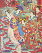 Hanakurabe Chiyo no Kotobuki - Toyohara Yoshu Chikanobu