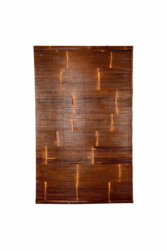 Rolgordijn bamboe zwart 150 x 200 cm, Tuin en Terras, Schuttingen, Verzenden