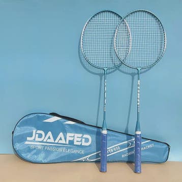 Badminton Racket Set: 2 Ultra-Lichte Rackets, Tas & 3 Shuttl, Verzenden, Nieuw