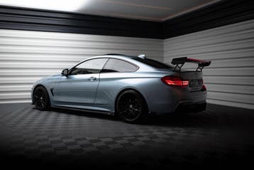 Maxton Carbon Spoiler met beugels en LED BMW 4 F32 / 4 F32, Auto diversen, Verzenden