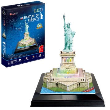 Cubic Fun 3D puzzel Vrijheidsbeeld  van €15,99 voor €7,99, Ophalen of Verzenden, Nieuw