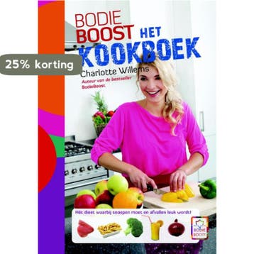 Het kookboek / BodieBoost / 2 - Charlotte Willems, Boeken, Verzenden, Zo goed als nieuw, Charlotte Willems