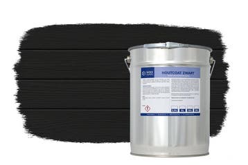 Wixx Houtcoat Zwart Zwart 20L, Verzenden, Zwart, Nieuw, Verf