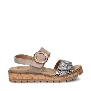 Nelson Flex sleehak voor dames in het Beige, Verzenden, Beige, Nieuw, Sandalen of Muiltjes