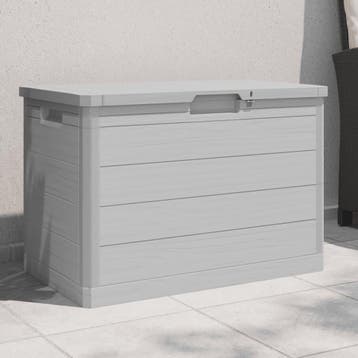 vidaXL Kussenbox 77,5x44,5x53 cm polypropeen grijs, Verzenden, Nieuw