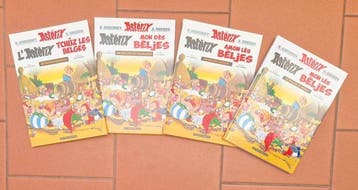 Astérix T24 - Astérix chez les Belges + 4x ex-libris - 4x C, Boeken, Stripboeken, Nieuw