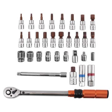 Torque Wrench Gereedschap Kit 3/8 5-60Nm met Case voor Ca..., Verzenden, Nieuw