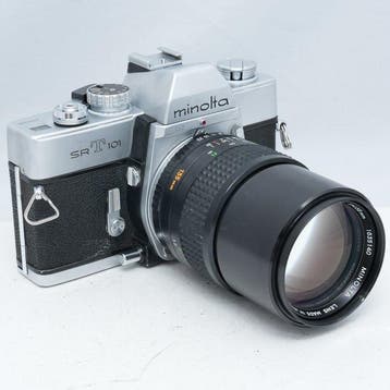 Minolta SR-T 101 + MC Tele Rokkor-PF 2,8/135mm | Analoge, Nieuw