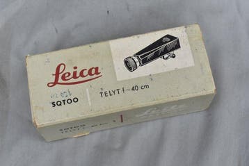 Leica Telyt f=40 cm zoeker Analoge camera