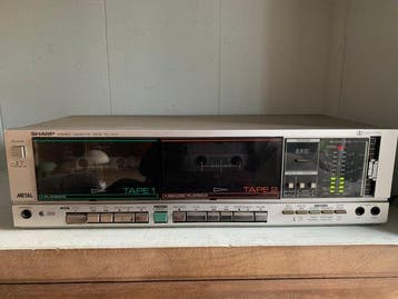 Sharp - RT-1010 Dual Stereo Audiocassette deck, Nieuw