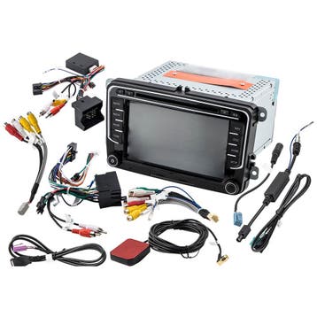 2Din Android DAB Car Radio GPS Navi geschikt voor VW Golf..., Verzenden, Nieuw, Volkswagen