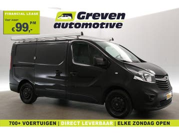 Opel Vivaro 1.6 CDTI L1H1 | Airco | Cruise | 3 Zits |, Euro 5, Zwart, Nieuw, Lease