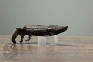 Oud-Romeins, Keizerrijk Brons Handvat van een patera met