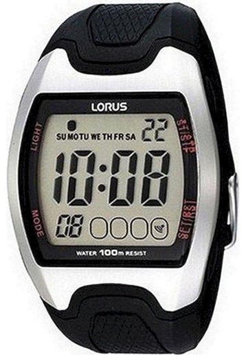 Lorus Polshorloge Kunststof Zwart 40 mm, Verzenden, Nieuw
