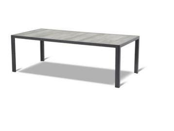 Hartman Tanger tuintafel 228 antraciet, Nieuw, Aluminium, Eettafel, Tuinset