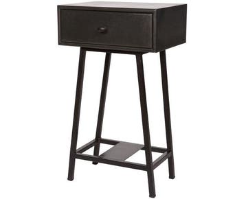 BePureHome Skybox Nachtkastje / Sidetable Zwart, Huis en Inrichting, Tafels | Bijzettafels, Ophalen of Verzenden, Nieuw