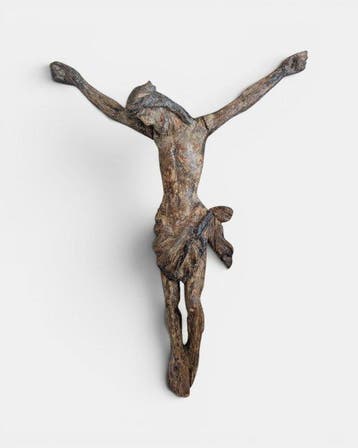 Escuela alemana - sculptuur, Antiguo Cristo alemán. Ca. 1600