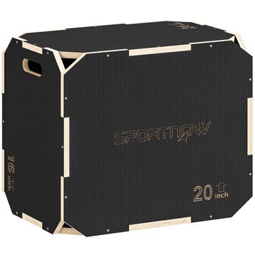 3-in-1 Plyo-Box, Sprungbox Met Handvatopeningen, Voor Thuisf, Verzenden, Nieuw