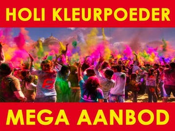 Holy powder / Holi kleurpoeder en shooters in alle kleuren, Ophalen of Verzenden, Nieuw