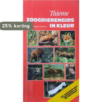 ZOOGDIERENGIDS IN KLEUR / DIEREN IN DE NATUUR - H. Hofmann, Boeken, Verzenden, Gelezen, H. Hofmann