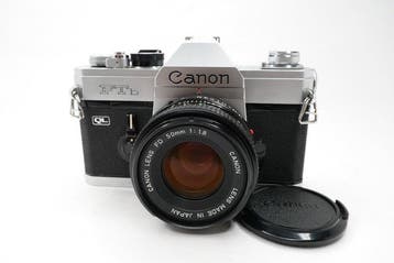 Canon FTb QL with New FD 50mm F1.8 Single lens reflex camera, Nieuw
