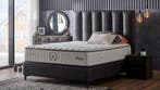 Bed met opbergruimte  PRADA 180 x 200 Antraciet OP=OP!, Huis en Inrichting, Verzenden, Wit, 180 cm, 200 cm