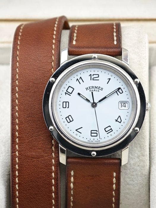 Hermès - Clipper - CL6.710 - Unisex - 2000-2010, Sieraden, Tassen en Uiterlijk, Horloges | Heren