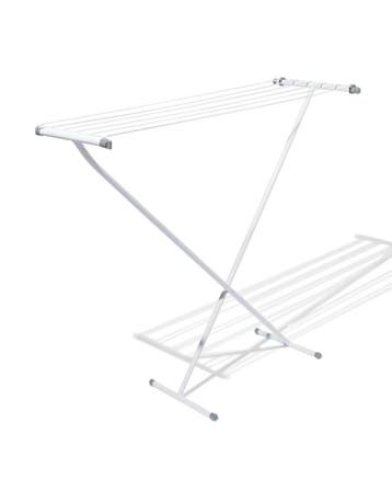 HEMA Droogrek 111x32cm smal metaal wit, Verzenden, Nieuw