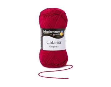 SMC Catania katoen 192 wijnrood - Haakgaren / Breigaren, Hobby en Vrije tijd, Breien en Haken, Ophalen of Verzenden, Nieuw, Breien of Haken