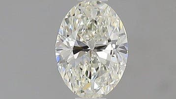 1 pcs Diamant (Natuurlijk) - 0.50 ct - Ovaal - I - IF -, Nieuw