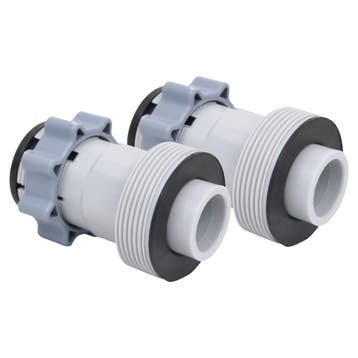 vidaXL Zwembadslangadapters 2 st type B, Verzenden, Nieuw
