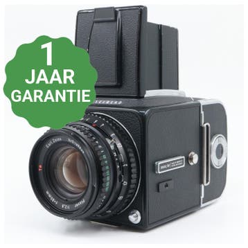 Hasselblad 500C/M + Carl Zeiss Planar T* 80mm F/2.8 C + A16, Audio, Tv en Foto, Fotocamera's Digitaal, Verzenden, Gebruikt, Overige Merken