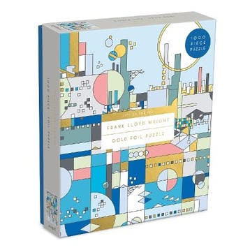 Frank Lloyd Wright City by the Sea 1000 Piece Foil Puzzle, Verzenden, Nieuw