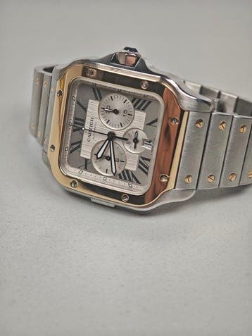 Cartier - Santos De Cartier - W2SA0008 - Heren - 2020+, Nieuw