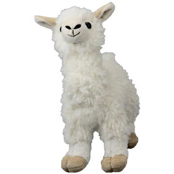 Inware lama knuffel - pluche - wit - lopend - 24 cm, Kinderen en Baby's, Verzenden, Nieuw