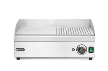 Hendi Bakplaat Half Geribbeld | Kitchen Line | 2400W | 527x4, Ophalen of Verzenden, Nieuw in verpakking