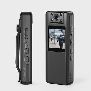 BOBLOV A22 Mini Bodycam 1080P HD met Nachtzicht en 180° Draa, Verzenden, Nieuw