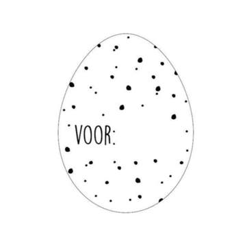 10x Sticker Paasei naam pasen (Stickers), Ophalen of Verzenden, Nieuw, Meerdere stickers