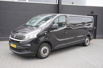 Fiat Talento L2H1 | Financial Lease voor 226 p/mnd, Stof, Gebruikt, Overige carrosserieën, Zwart