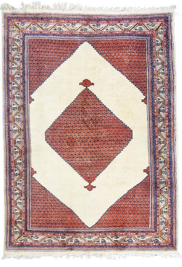 Perzisch tapijt Sarough mir 290x205 wollen vloerkleed iran, Blauw, 200 cm of meer, Ophalen of Verzenden, Zo goed als nieuw