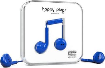 Happy Plugs Earbud Plus - In-ear oordopjes - Kobalt, Verzenden, Nieuw