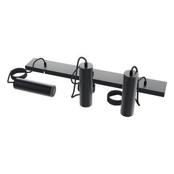 Pendel | Calex (3x GU10, Aluminium, Verstelbaar, Zwart), Verzenden, Nieuw